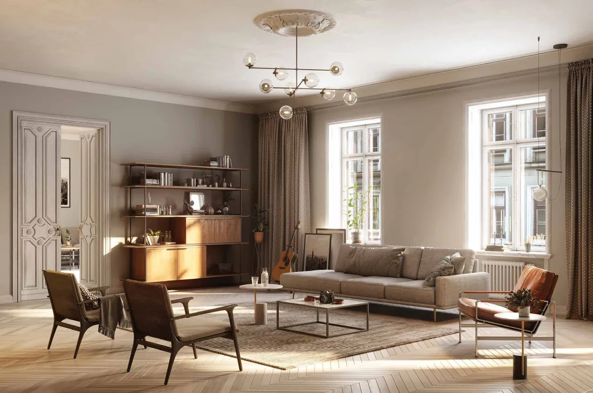 Mana Skanda The Right Life apartment living room interior